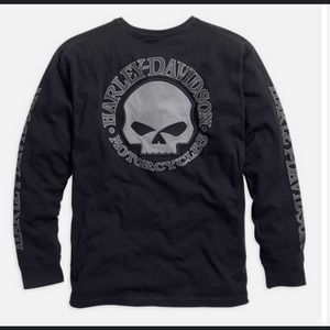 Harley Davidson willie G long sleeve tee size large